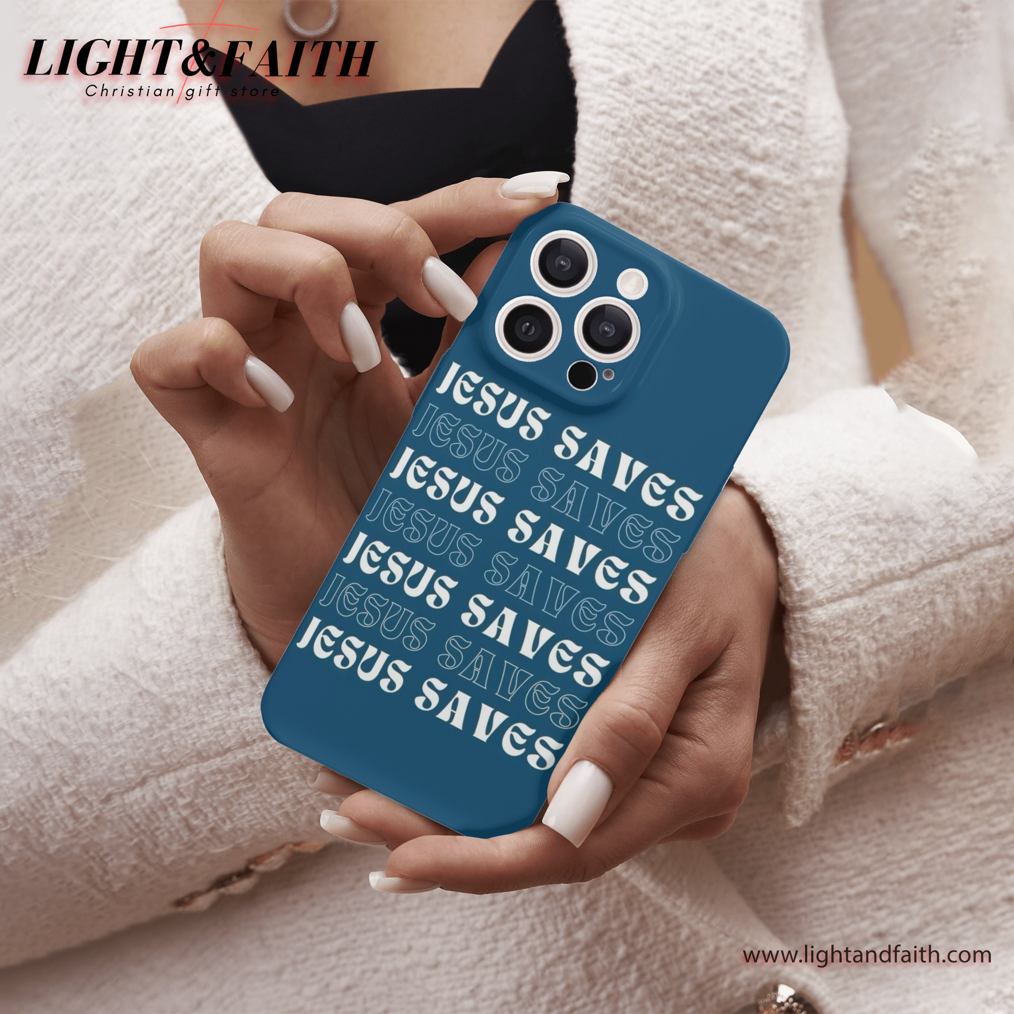 Jesus Saves Phone Case, Christian Phone Case, Bible Verse Phone Case, Religious Gift, PCLAF36